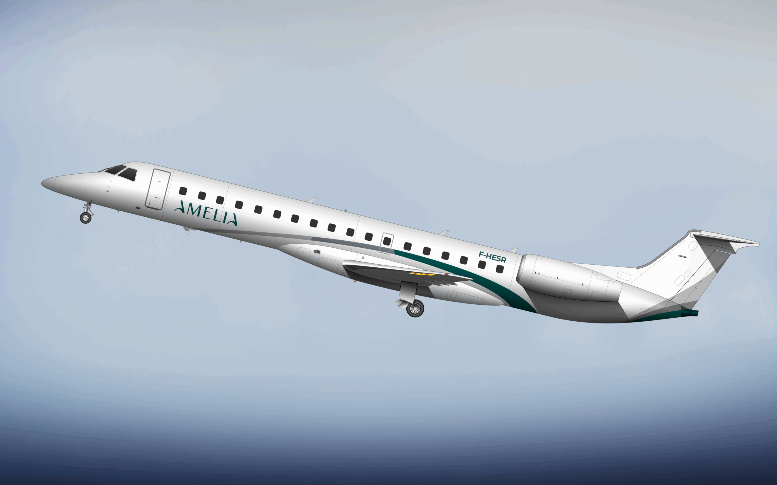 Embraer 145 Enginetype Embraer 145 F-HGYM - Amelia Corporate